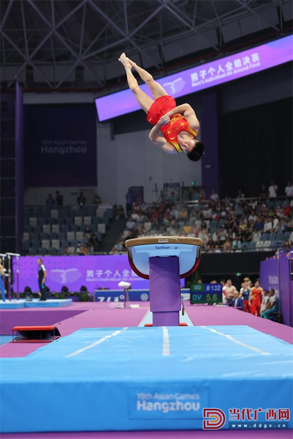 体操跳马男子单项赛场瞬间精彩 体操跳马男子单项赛场瞬间精彩